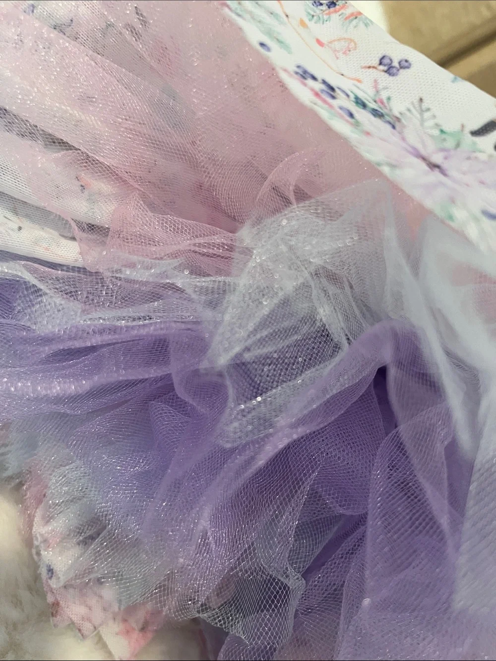 Girls' Pastel Ballerina Tulle Skirt Dance Costume